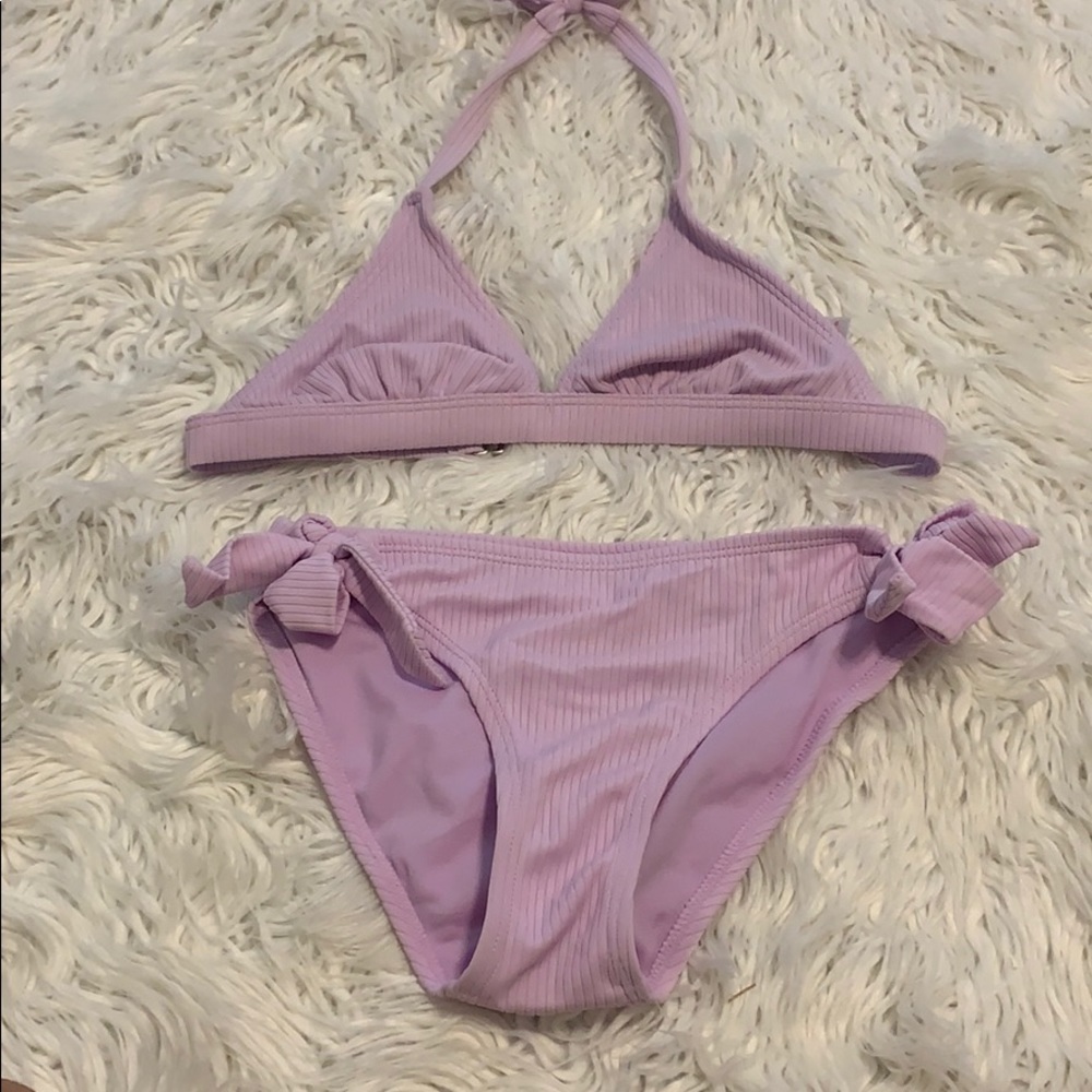LAVENDER SWIMSUIT WORN ONCE